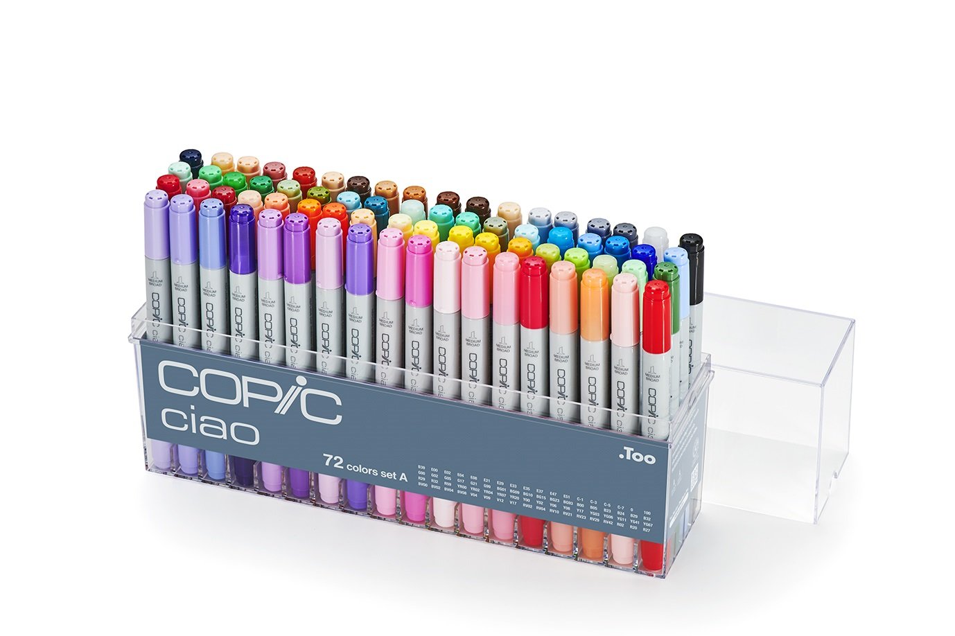 【ほぼ未使用】Copic Ciao 計70色 マーカーセット　A B まとめ Marcador Copic Ciao Estojo 72 Cores Set A