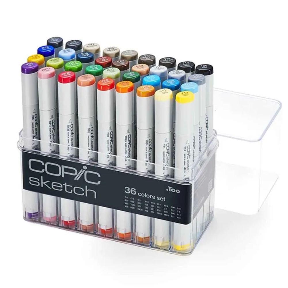Marcador Copic Sketch Estojo 72 Cores Set A