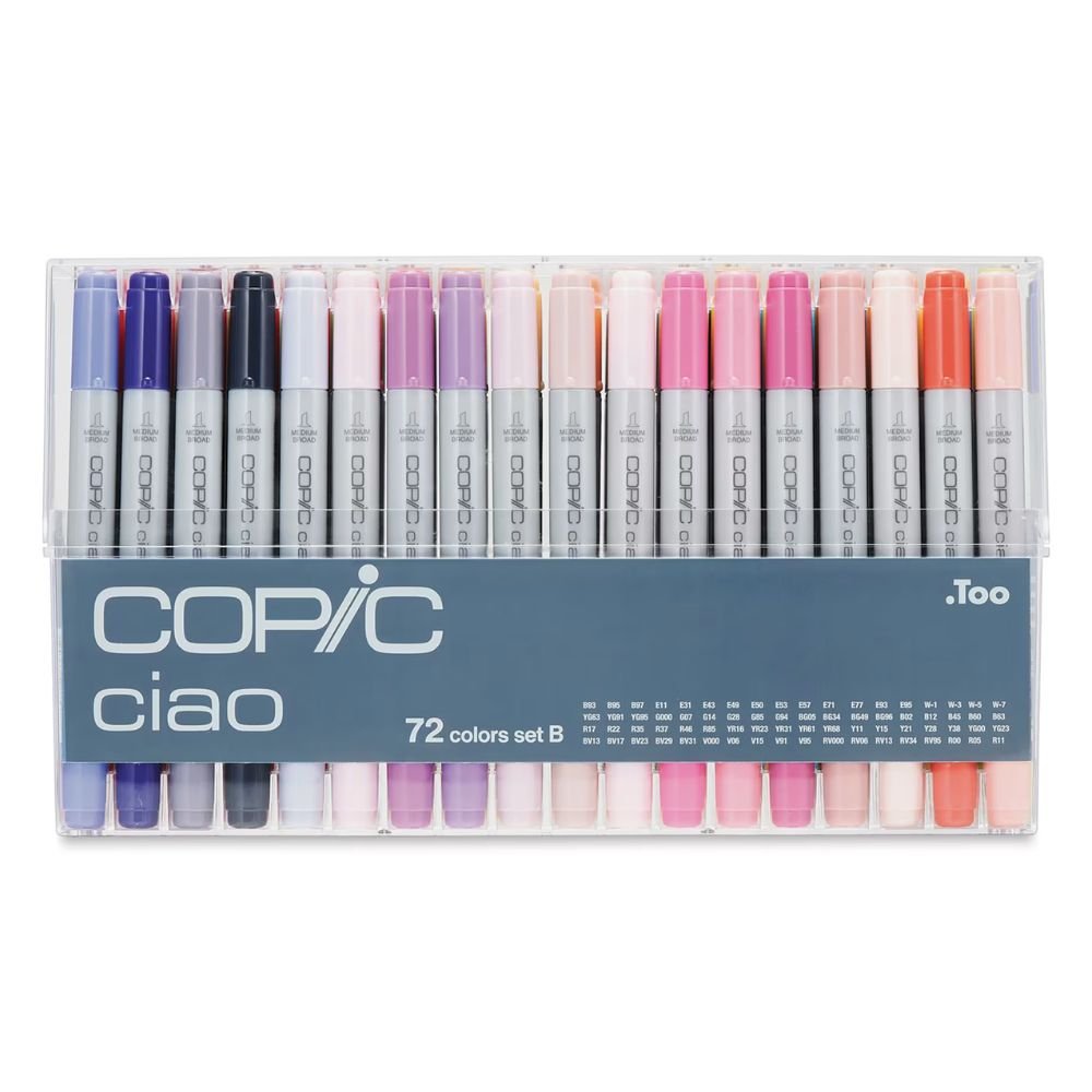 Marcador Copic Ciao Estojo 72 Cores Set B