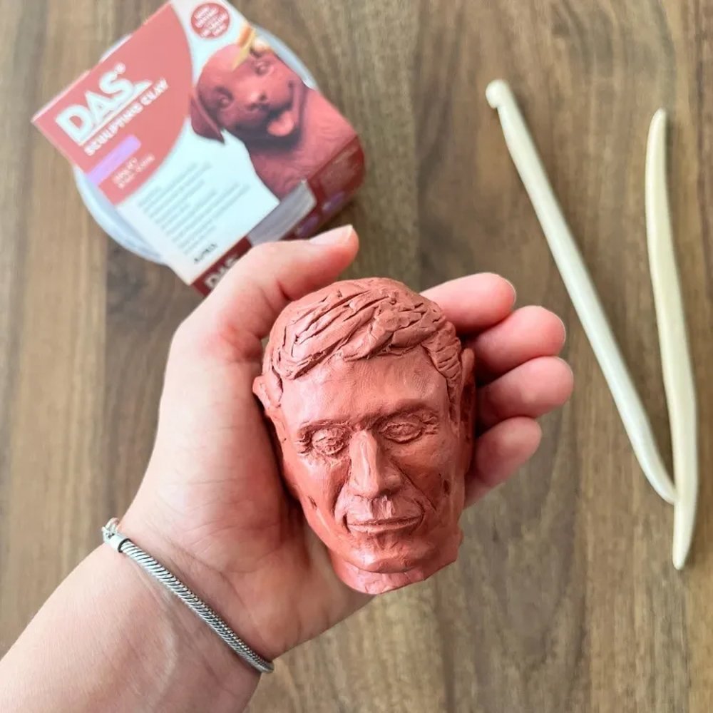 Massa de Modelar Sculpting Clay Soft 230g Terracota Das